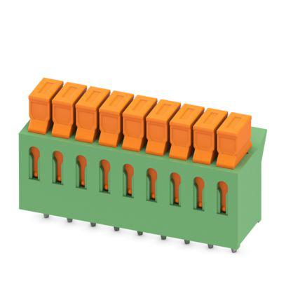 1706248 Phoenix Contact IDC 0 Series PCB Terminal Block, 9-Contact, 3.81mm Pitch, Wave Soldering, 1-Row
