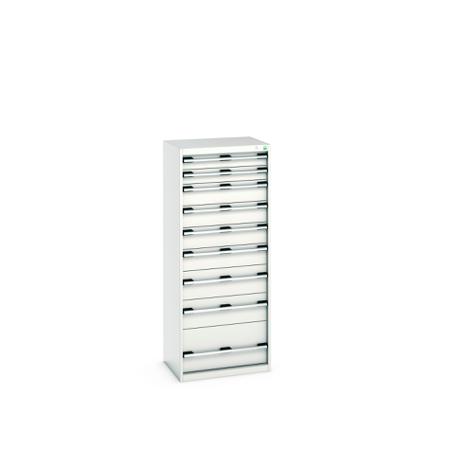 40011066-16V Bott 9 Cabinet, Steel, 1600mm x 650mm x 650mm, Light Grey