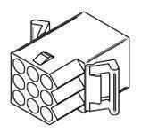 03-09-1094 Molex 5.03mm 9 Way 3 Row Straight Female Housing Receptacle