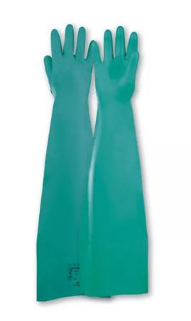 073311191A Honeywell Safety Camatril Green Nitrile Chemical Resistant, General Purpose Work Gloves, Size 11