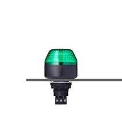 801506404 AUER Signal M22 Series Series Green Multiple Effect Beacon, 12 V, Panel Mounted, LED Bulb, IP65