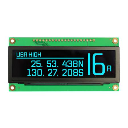 NHD-3.12-25664UCB2 NEWHAVEN DISPLAY INTERNATIONAL 3.12in Blue Passive matrix OLED Display 256 x 64pixels PCB Mount Serial/Parallel