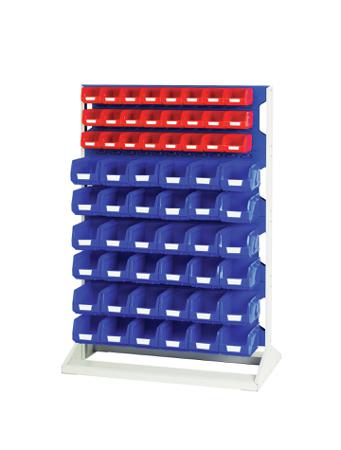 16917323.11V Bott Steel Louvre Panel Storage Unit, 550mm x 1000mm x 1450mm, Blue