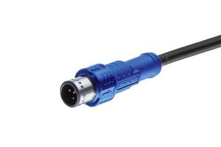 UMC-05BMMM-PL8A03 Amphenol Industrial Straight Male 5 way M12 to Straight Male 5 way Actuator/Sensor Cable, 3m