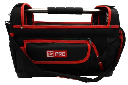 284-6056 RS PRO 600 Denier Fabric Tool Bag with Shoulder Strap 460mm x 250mm x 320mm