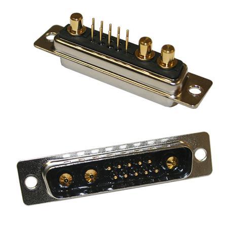 681S3W3103L001 Norcomp 3 Way Through Hole D-sub Connector Plug