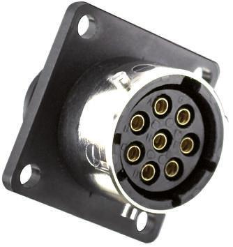 UTG0103S Souriau Sunbank by Eaton Circular Connector, 3 Contacts, Flange, Standard Connector, Plug, Female, IP65, UTG Series