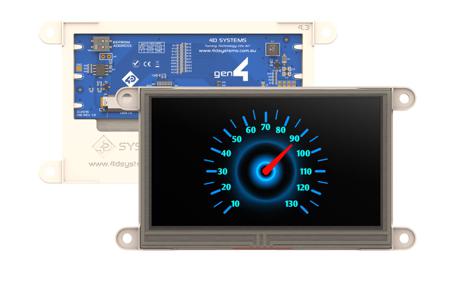 gen4-4DCAPE-43T 4D Systems  TFT LCD Colour Display / Touch Screen, 4.3in, 480 x 272pixels