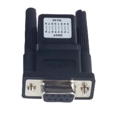 A-ADP-RJ458P-DB9F-ABC01 MOXA Female DB9 to Male RJ45 Cable, A-ADP Series