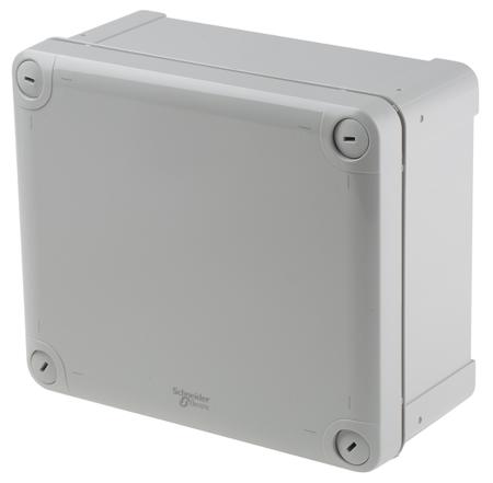 NSYTBP19168 Schneider Electric PanelSeT Series Polycarbonate Wall Box, IP66, 192 mm x 164 mm x 87mm