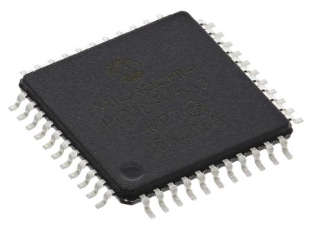 PIC18F4553-I-PT Microchip PIC18F4553-I/PT, 8bit PIC Microcontroller, 48MHz, 32 kB, 256 B Flash, 44-Pin TQFP