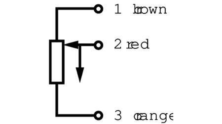T-0050 Novotechnik T Series Linear Potentiometer Position Sensor, Voltage Divider Signal, Round Type