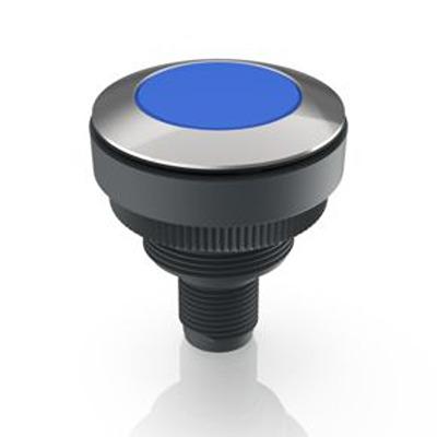 1.11.011.001/0660 RAFI RAMO 30 T Series Blue Indicator, 20 → 28V dc, 30.3mm Mounting Hole Size, Threaded Ring Termination, IP66,