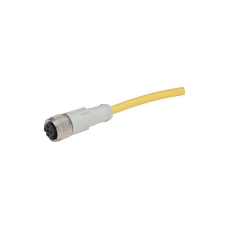 100578-CSDS8A8CB2402 Eaton CSDS Series, M12 Connecting Cable, 2m Cable Length for Use with Eaton Moeller CSDS, CE Certified Standard