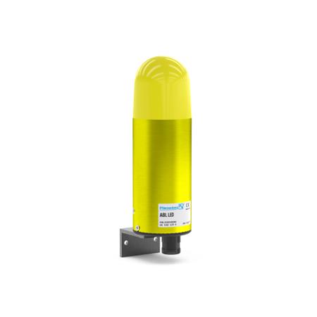 21118633000 Pfannenberg ABL / ABS LED-HI Series Yellow Blinking, Continuous, Flashing Beacon, 24 V dc, Direct Mount, LED Bulb, IP54