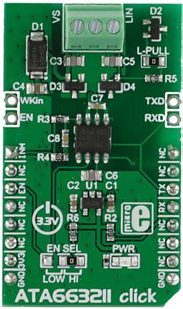 MIKROE-2335 MikroElektronika ATA663211 click ATA663211 Development Kit for MikroBUS