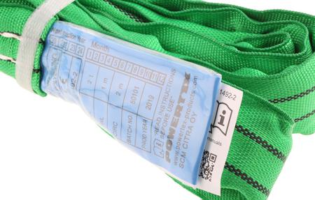 729-2975 2m Green Round Sling, 2000kg