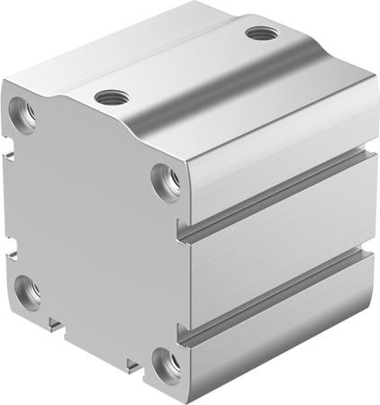 ADN-S-63-50-I-P-A Festo Pneumatic Compact Cylinder - 5132672, 63mm Bore, 50mm Stroke, ADN-S Series, Double Acting