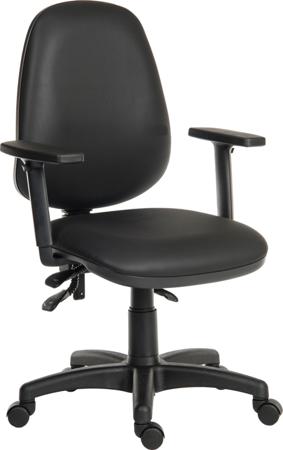 625-803 RS PRO Black Plastic Operator Chair, 120 Weight Capacity