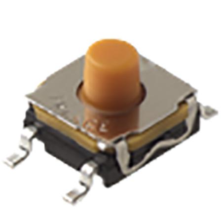 KSC411J 70SH LFS C & K IP67 Top Tactile Switch, SPST 50 mA 5.2mm Surface Mount