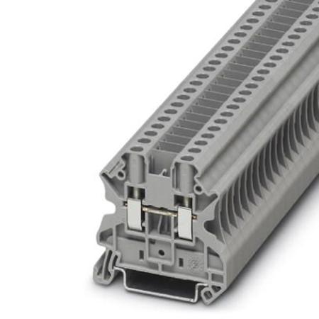 3044623 Phoenix Contact  UT-4 Clipline Series Grey, 4mm², Single-Level, Screw Termination