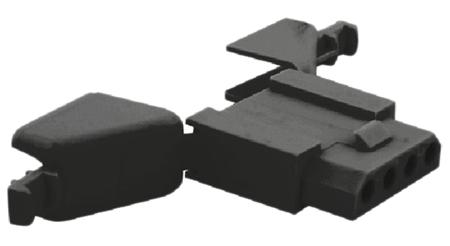 SMS4RDH1 Souriau Sunbank by Eaton, SMS Female Connector Housing, 4 Way, 1 Row