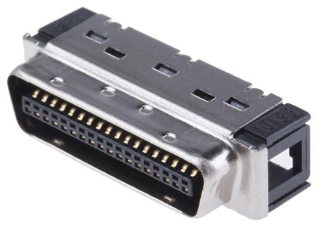 10136-6000EL 3M 101 36 Way Cable Mount D-sub Connector Plug, 1.27mm Pitch