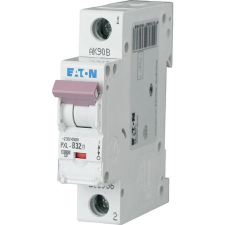 236103-PXL-D32-1 Eaton xPole - PXL PXL MCB, 1P, 32A Curve D, 230V AC, 10 kA Breaking Capacity