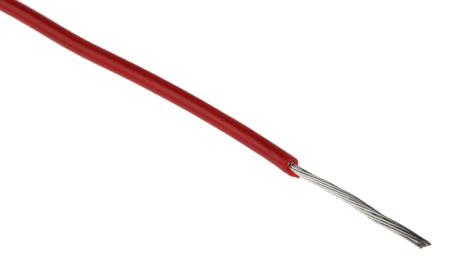 267-5784 Red 0.5 mm² Hook Up Wire, 16/0.2 mm, 500m, PVC Insulation