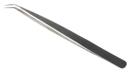 549-634 RS Pro 140 mm, Stainless Steel, Extra Fine; Curved; Needle, Tweezers