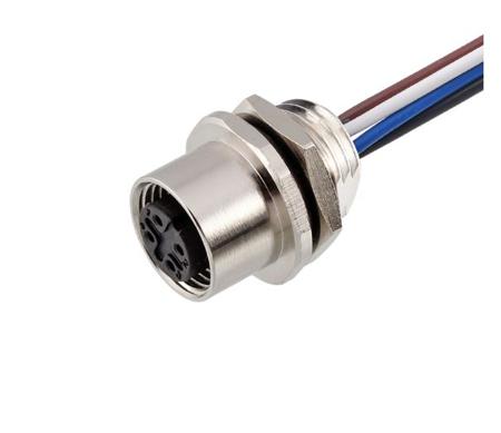 557-141 RS PRO Industrial Circular Connectors, 4 Contacts, Front Mount, Socket, Female, IP67