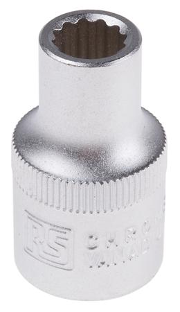 830-4091 RS PRO 1/2 in Drive 9mm Standard Socket, 12 point