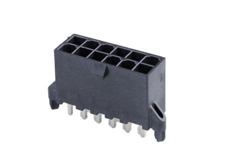 46207-0012 Molex 46207 Series Vertical Through Hole PCB Header, 12 Contact(s), 4.20 mm Pitch, 2 Row, Shrouded