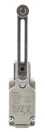 WLCA12-2Y-N Omron WL Series Roller Lever Limit Switch, NO/NC, IP67, SPST, 500V ac Max, 10A Max