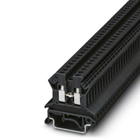 0719100 Phoenix Contact  UK 2.5 N BK Series Black, 2.5mm², Single-Level, Screw Termination