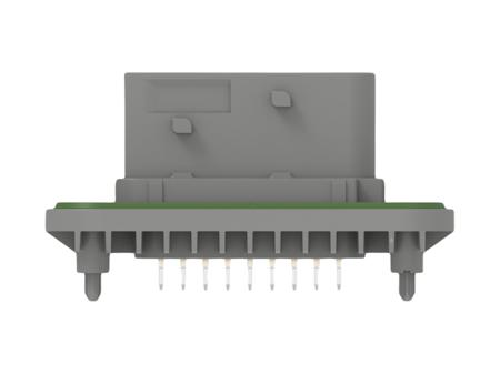 2-2377481-1 TE Connectivity 2-23774 Series Vertical Panel Mount PCB Header, 18 Contact(s), 6mm Pitch, 2 Row(s), Shrouded