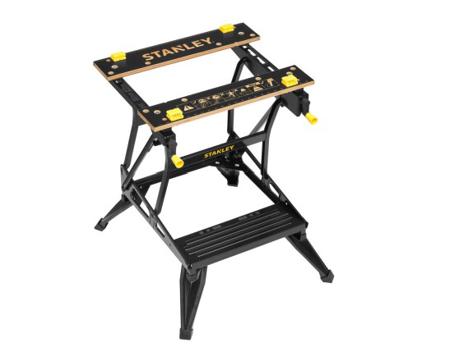 STST83400-1 Stanley  Portable Steel Workbench, 250kg Max Load, Adjustable Height, 505cm x 775cm x 50cm