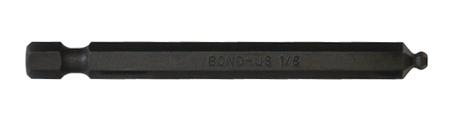 BON10807 Bessey Hex Hex Bit, 1/4 in Tip, 1/8 in Tip, Hex Drive, 76 mm Overall 1-Piece