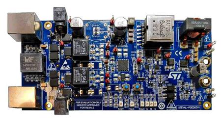 STEVAL-POE003V1 STMicroelectronics Evaluation Board Power Management for PM8805 for High Efficiency Conversion