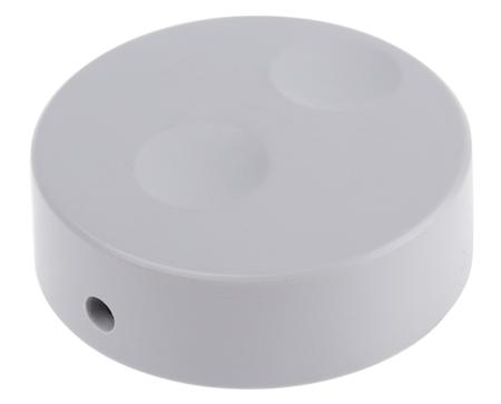 777-7303 RS PRO 38.6mm Grey Potentiometer Knob for 6.35mm Shaft Screw Fix