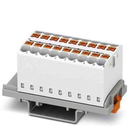 3273056 Phoenix Contact Distribution Block, 18 Way, 4mm², 24A, 690 V, White