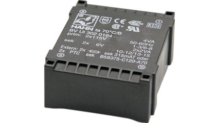 UI304 0153 Hahn 2 x 9V ac PCB Transformer, 10VA