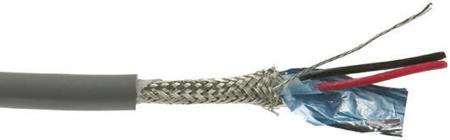 86701CY SL005 Alpha Wire XTRA-GUARD FLEX Series Data Cable, 1 Pairs, 2 Cores, 0.38 mm², Screened, 22 AWG, 30m, Screened Shield