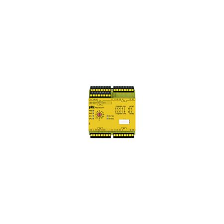 787530 Pilz  Safety Relay Safety Relay, 24 → 240V ac/dc, Single/Dual-Channel, 5 Safety Contacts