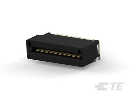 5650118-2 TE Connectivity Right Angle Female Edge Connector, PCB Mount, 20-Contacts, 2.54mm Pitch, 2-Row