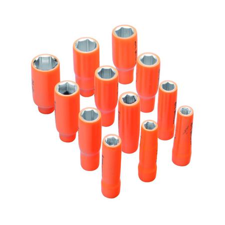 Z-JHL-12 SAM 3/8 in Drive 12 mm Hexagon Square VDE/1000V Approved, 65 mm Overall Length