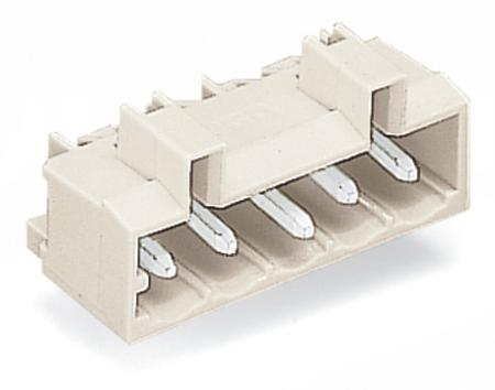 721-439/001-000 WAGO 721 Series Angled Through Hole Header, 9 Contact(s), 5 mm Pitch, 1 Row, Shrouded
