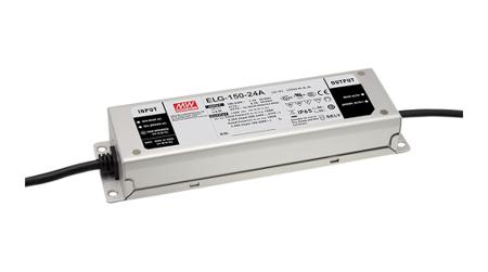 ELG-150-12D2 MEAN WELL LED Driver, 12V Output, 120W Output, 10A Output, Constant Current / Constant Voltage