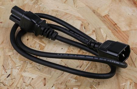 123-0951 RS Pro 1m Power Cable, C14 to C15 (IEC)