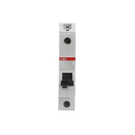 2CDS241701R0164 ABB S201L MCB, 1P, 16A Curve C, 230/400V AC, 6 kA Breaking Capacity